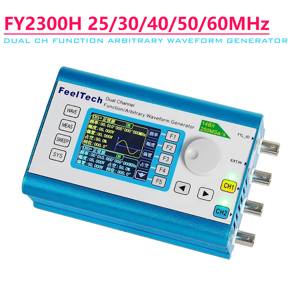 Arbiträrer Wellenform-Signalge – Dual Channel Arbitrary Waveform Function Generator 60Mhz Bewertung und Preis